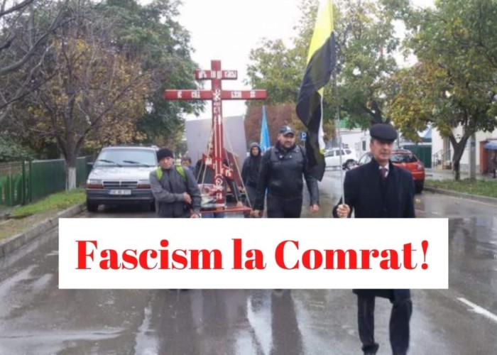 Galerie FOTO. Fascism putinistoid în așa-zisa Găgăuzia: Au umblat pe străzi cu steagul așa-zisei ”Novorusii” și au cerut renașterea Imperiului Rus. Cum încearcă Kremlinul să destabilizeze R.Moldova