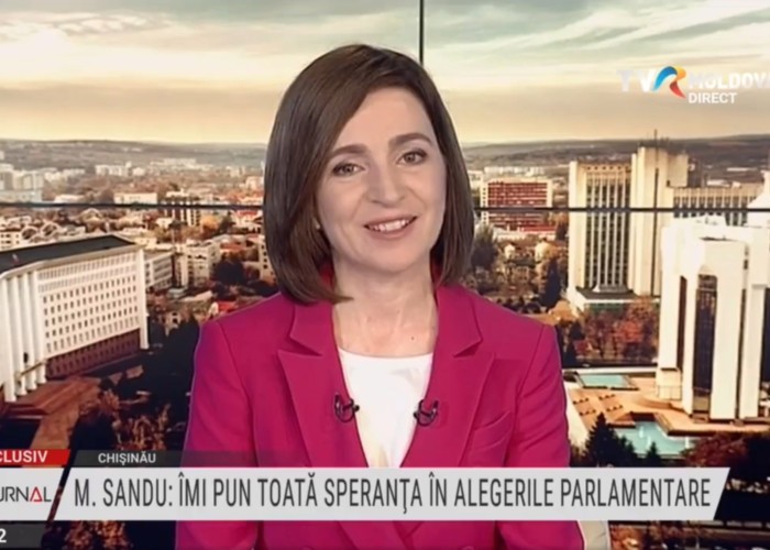 Maia Sandu, despre miza anticipatelor, într-un interviu acordat TVR: "Pentru combaterea corupției e nevoie de sprijin în Parlament / În timp vreau să le demonstrăm și celor care se uită la Est ce înseamnă o guvernare europeană". Președinta Republicii Moldova a mulțumit României pentru sprijinul pe care l-a oferit și continuă să-l ofere