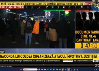 VIDEO România TV, sancționată de CNA cu amenda maximă permisă de lege după emisiunile în care a batjocorit documentarul Recorder despre capturarea justiției și a mințit grosolan în privința oamenilor care au ieșit în stradă să ceară plecarea găștii Savonea