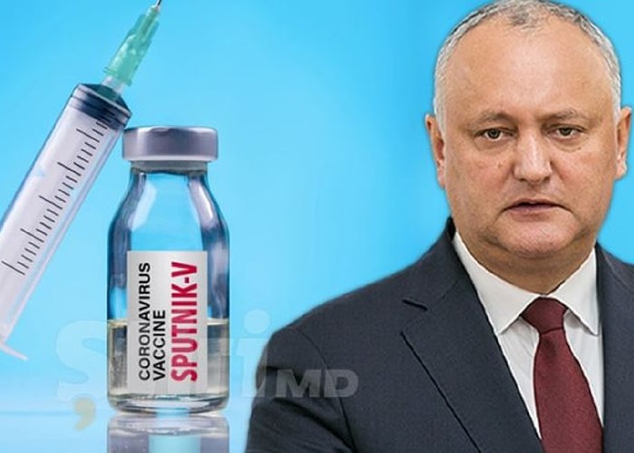 Caraghios: speriat de coada de la Maratonul Vaccinării, rusofilul Dodon a renunțat la imunizarea cu Sputnik V