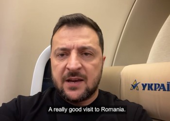 VIDEO. Volodimir Zelenski afirmă că România a promis Ucrainei muniție și nu numai. „Ce am obținut? În primul rând, acorduri importante în privința armamentului. Nu pot da mai multe detalii, dar obuze – afirmativ”