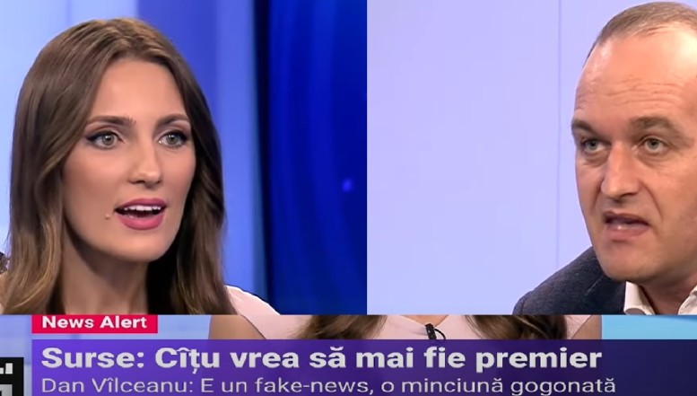 VIDEO. S-a rupt lanțul de iubire dintre PNL și DIGI24. Dan Vîlceanu a văzut „fake news-uri groaznice” și „minciuni gogonate” pe burtierele postului de televiziune, ridicând tonul la moderatoare