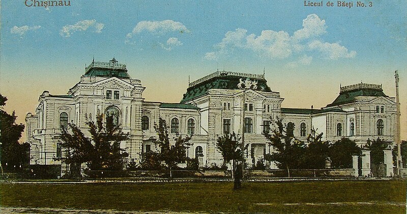 Palatul de la Chișinău în care „Sfatul Țării” a votat Unirea cu România la 27 martie 1918