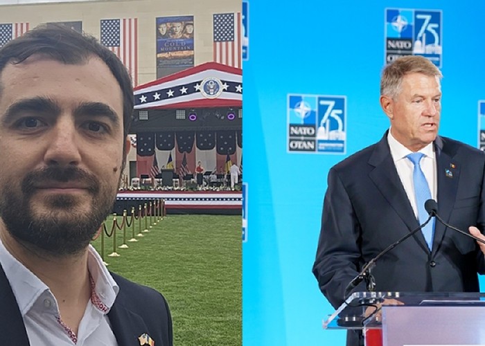 Claudiu Năsui semnalează că Iohannis și-a bătut joc de imaginea României la Summitul NATO desfășurat la Washington, absentând de la dineul ce a avut loc la Casa Albă. Locatarul de la Cotroceni, de negăsit în fotografia de grup a liderilor țărilor aliate