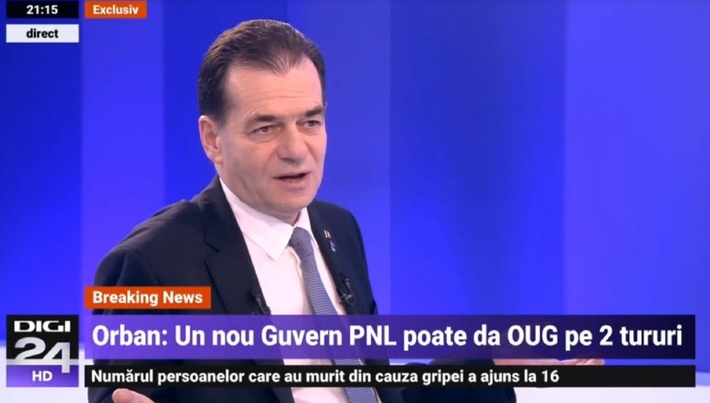Ludovic Orban: Dacă va fi un nou Guvern PNL, vom apela și la OUG pentru alegerea primarilor în două tururi!