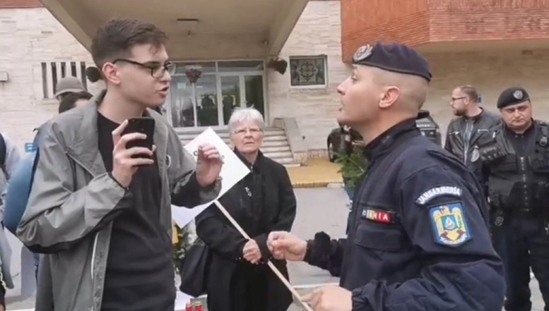 VIDEO. Trecutul sumbru al jandarmului care a hărțuit un elev eminent la Târgu Mureș. Trupele pe care le comanda au ucis doi protestatari