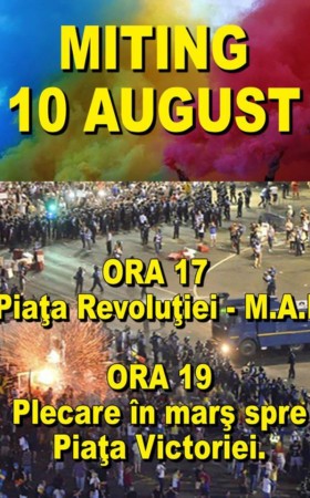 EXCLUSIV. 10 august 2019, Piața Revoluției - Piața Victoriei. Cine sunt organizatorii protestului de anul acesta și care sunt principalele revendicări