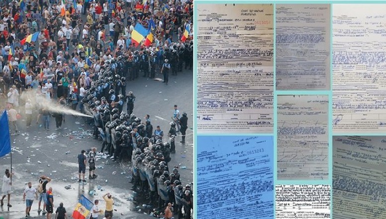 EXCLUSIV: MAI a suspendat democrația! Jandarmii au amendat pe 10 august 2020 presa și mai mulți protestatari care au apărat ani de zile România de abuzurile regimului PSDragnea 
