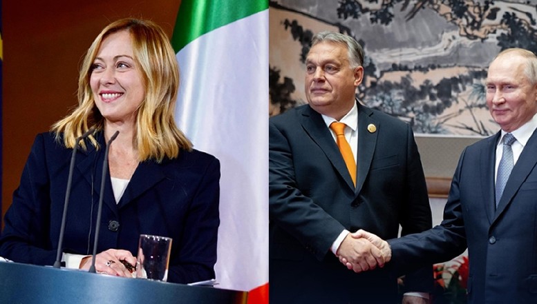 Giorgia Meloni și-a setat un obiectiv ambițios: Vindecarea lui Viktor Orban de putinism. Prim-ministra Italiei poartă negocieri intense pentru ca Guvernul de la Budapesta să-și schimbe abordarea față de Kyiv