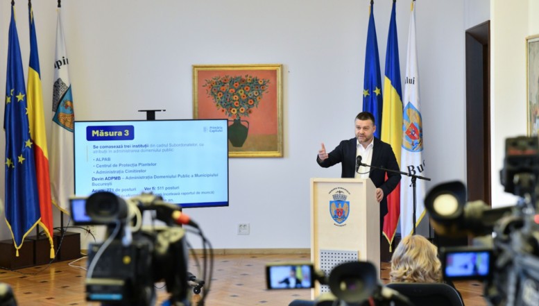 VIDEO. Ciprian Ciucu anunță concedieri masive la Primăria Capitalei care va suferi și o importantă reorganizare. „722 de posturi vor fi desfinţate”