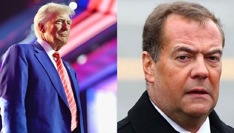Trump l-a avertizat pe fostul președinte rus Medvedev să aibă grijă ce vorbește. În ce context a spus asta liderul de la Casa Albă