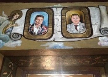Prietenii lui Valentin Dragnea, „sfinți” pe pereții unei Biserici din Teleorman