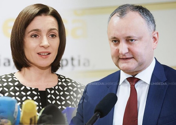 EXIT-POLL LA CHIȘINĂU. Doar șase procente îl separă pe Igor Dodon de Maia Sandu. Diferența se va reduce datorită voturilor din Diaspora