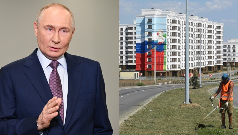 Radiografie: Administrația rusă e ca o casă din chirpici cu acoperișul poleit cu aur – în zonele pe care le-a ocupat în Ucraina, infrastructura e dezvoltată în scopuri propagandistice sau pentru a deservi expansiunii politico-militare / Iar noile facilități sunt destinate nomenclaturii putiniste, în timp ce localnicii care nu deservesc regimul sunt nevoiți să trăiască în condiții inumane