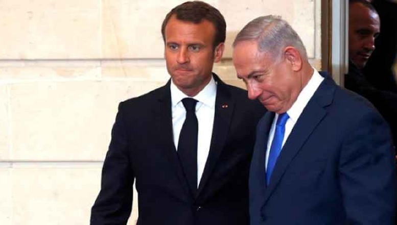 Macron îl avertizează pe Netanyahu: Mutarea forțată a populațiilor este crimă de război. Președintele Franței a ”condamnat cu fermitate” anunțul Israelului privind confiscarea a 800 de hectare de teren în Cisiordania