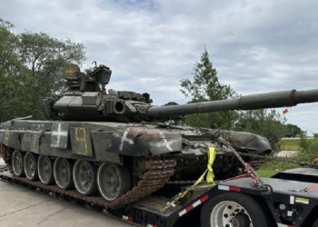 Cel mai modern tanc rusesc, un T-90, capturat de forțele ucrainene la Harkiv, a ajuns în Statele Unite. Ce vor să facă americanii cu el?