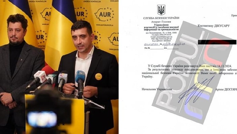 EXCLUSIV Document. Claudiu Târziu – nr. 2 în AUR și ideolog al grupării – e INTERZIS în Ucraina, la fel ca șeful său, prezidențiabilul George Simion. Interdicția, confirmată de Serviciul de Securitate al Ucrainei (SBU)