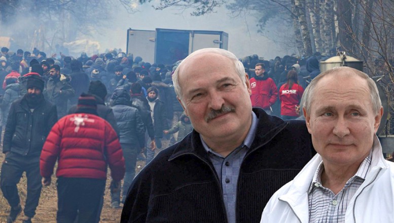Șantajul tandemului Putin – Lukașenko a dat roade: Europa trimite ajutoare de 700 de mii de euro migranților de la granița Belarusului!