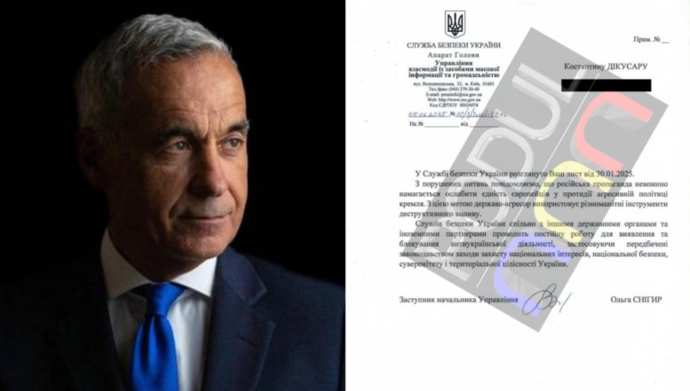 EXCLUSIV Document. Serviciul de Securitate al Ucrainei (SBU) reacționează la declarațiile revizioniste și pro-război ale lui Călin Georgescu, prezidențiabilul Rusiei: ”Este un instrument de influență distructivă utilizat de Rusia agresoare”