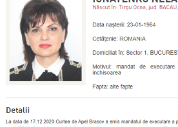 O altă persoană condamnată în Dosarul Ferma Băneasa nu este de găsit și a fost dată în urmărire de Poliție. Infractoarea Nela Ignatenko continuă să fie activă pe Facebook