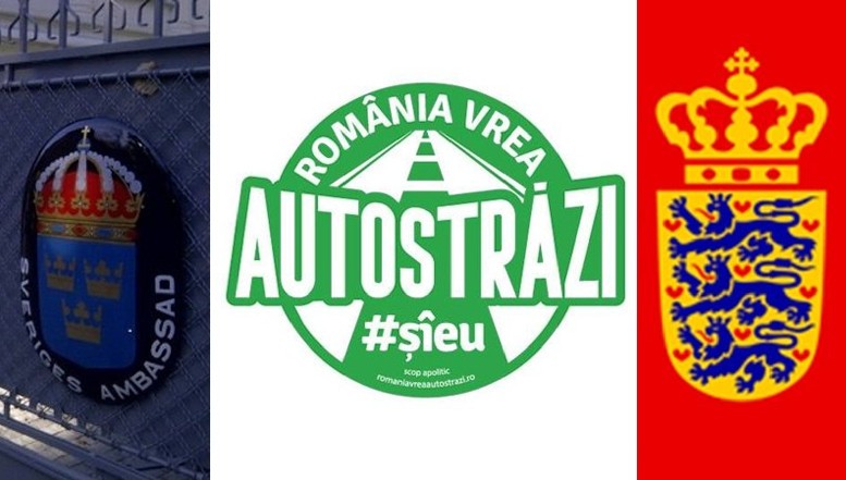 Ambasada Danemarcei și a Suediei iau în râs autoritățile române: "Ci autostradî? - Iegxact!"