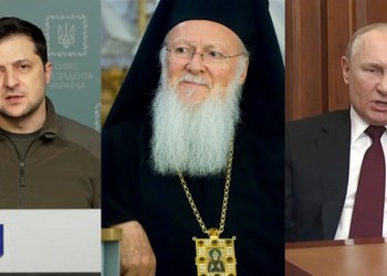 Zelenski, după convorbirea cu Patriarhul Ecumenic Bartolomeu: ”Cuvintele dumneavoastră sunt ca niște mâini care ne ridica în această perioadă dificilă. Ucrainenii simt sprijinul spiritual și puterea rugăciunilor voastre”