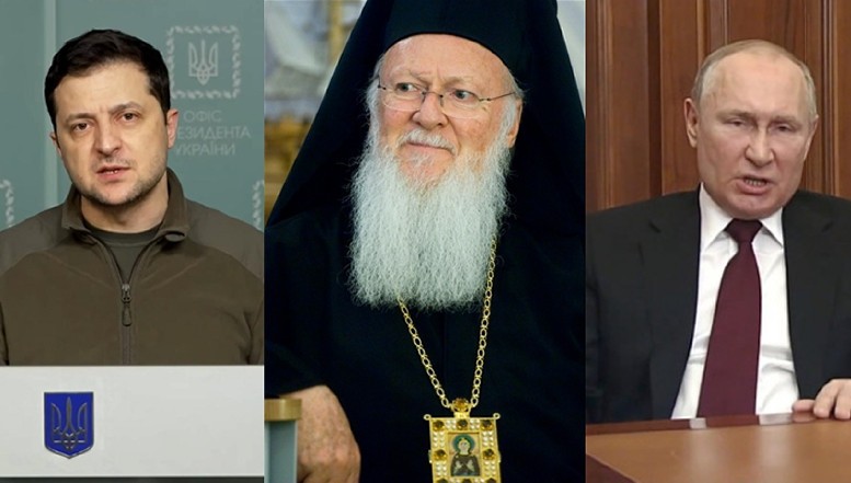 Zelenski, după convorbirea cu Patriarhul Ecumenic Bartolomeu: ”Cuvintele dumneavoastră sunt ca niște mâini care ne ridica în această perioadă dificilă. Ucrainenii simt sprijinul spiritual și puterea rugăciunilor voastre”