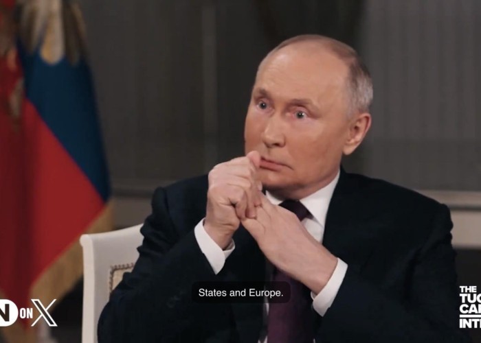 VIDEO. Cum s-a folosit Vladimir Putin de habarnistul Tucker Carlson pentru a transmite un mesaj sinistru Vestului: îl vrea, la schimb, pentru jurnalist american arestat în Rusia pe colonelul FSB criminal Vadim Krasikov, care a asasinat, la Berlin, un fost militar cecen