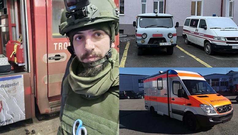Campanie umanitară: Radu Hossu strânge fonduri pentru a dota un spital din Cernăuți cu ambulanțe noi. Etnicii români au nevoie de acțiuni concrete, nu de gogoșile patriotarde ale AUR! Cum puteți dona