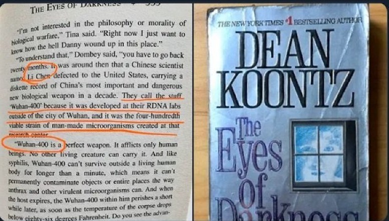 A fost, într-adevăr, coronavirusul prezis de romanul lui Dean Koontz publicat în 1981? Câteva argumente simple care demolează măreața „profeție” răspândită obsesiv în rețelele de socializare