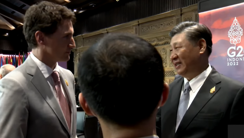 VIDEO. Tensiuni uriașe între China și Canada la summitul G20. Camerele video au surprins momentul halucinant în care tiranul comunist de la Beijing îl ceartă, în public, pe Justin Trudeau și-l acuză de comportament „nepotrivit”