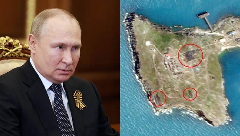 GALERIE FOTO Imaginile din satelit care relevă pagubele suferite de forțele rusești aflate pe Insula Șerpilor în urma atacurilor sistematice lansate de armata ucraineană