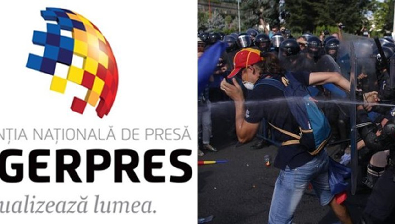 Pentru șefa Agerpres, libertatea presei înseamnă să-i TOARNE la Poliție pe protestatarii din 10 August