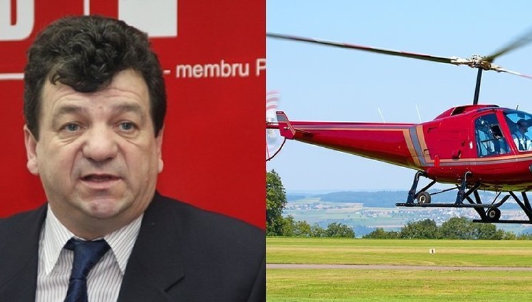Pentru că avea DIAREE, senatorul PSD Virginel a chemat elicopterul SMURD care l-a transportat de la Suceava la București