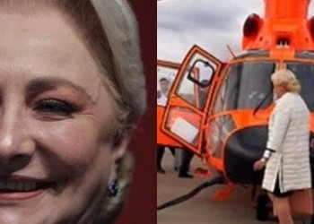 Viorica Dăncilă a mers cu elicopterul pe banii românilor, nu pe banii partidului! Precizările unui deputat