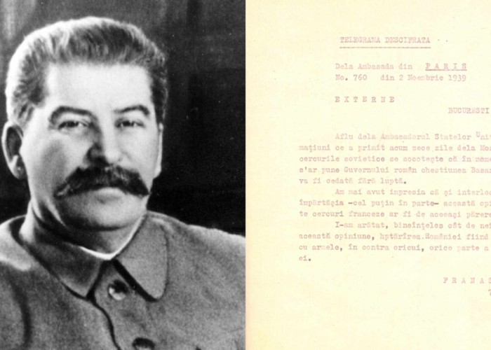 DOCUMENT fabulos! Probabil cea mai importantă informare trimisă de diplomația românească, ignorată total de autoritățile de la București: în noiembrie 1939, aflat la Paris, un diplomat avertiza că Rusia va pune ultimatum pentru Basarabia, rușii fiind convinși că România o va ceda fără luptă. A urmat cel mai tragic și mai dureros faliment național