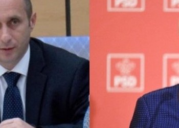 VIDEO Spectacol grețos la BEC: Inculpatul Adrian Gâdea și restul primarilor pesediști din Teleorman au venit la depunerea candidaturii Vioricăi Dăncilă