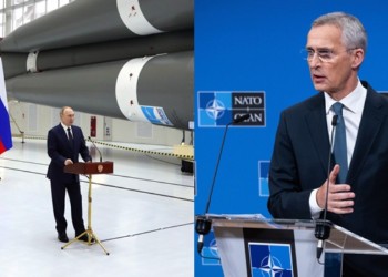 Tabloul moscovit al ipocriziei: După ce a amenințat nuclear țările NATO, în repetate rânduri, Kremlinul se plânge că secretarul general al Alianței "escaladează tensiunile" în prezent prin anunțul desfășurării de arme nucleare în postură operațională