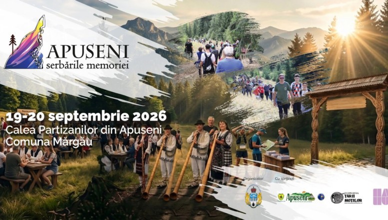 19-20 septembrie: vă invităm în inima Munților Apuseni, la a doua ediție a Serbărilor Memoriei! Un eveniment dedicat recuperării memoriei partizanilor anticomuniști din Gruparea ”Șușman” de la Răchițele. Ce surprize pregătesc organizatorii