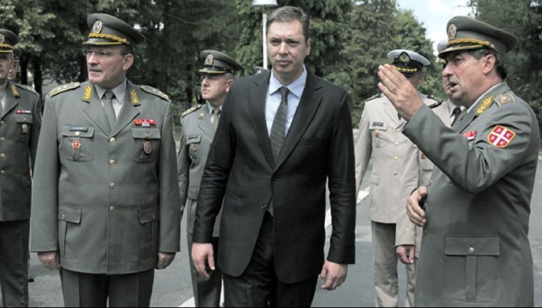 Serbia e pe picior de RĂZBOI: Aleksandar Vucici acuză că trupele kosovare provoacă armata sârbă