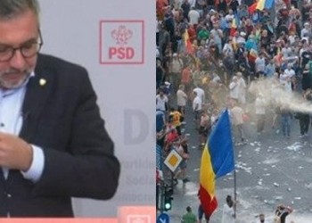 Bătălia PSD cu "dictatura măștii", ironizată de un jurnalist: "Purtătorul de cuvânt al partidului care ne-a rupt oasele și ne-a gazat la 10 august 2018 mă apără acum de “abuzul“ obligativității de a purta mască"