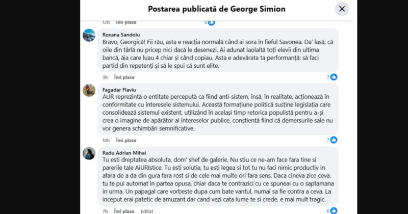 george simion new