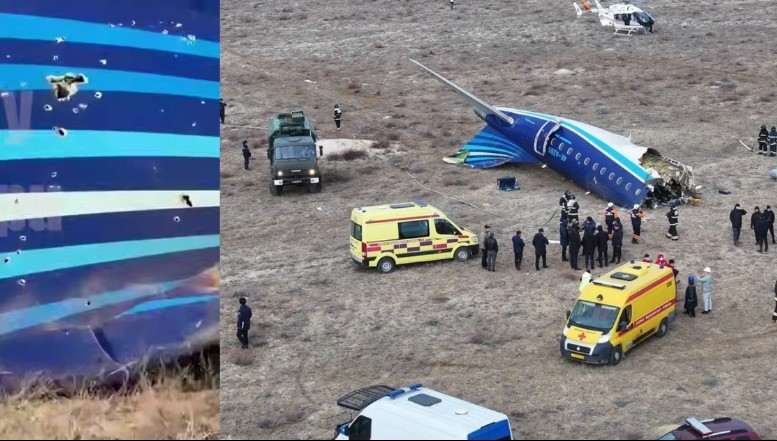 A fost doborâtă aeronava companiei Azerbaijan Airlines de forțele cecene? O serie de probe și urme importante ar demonstra că avionul de pasageri prăbușit în Kazahstan a fost lovit, accidental, de apărarea aeriană de lângă Groznîi, terifiată de atacurile cu drone ale ucrainenilor