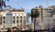 VIDEO Clădirea consulatului iranian din Damasc, vizată de un atac aerian. Mai mulți oficiali iranieni, inclusiv un comandant al Corpului Gărzii Revoluționare Iraniene, au fost uciși