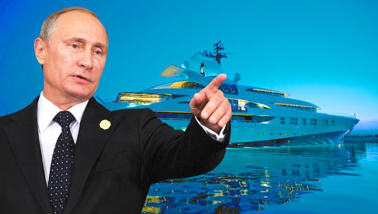 Vladimir Putin și-a chemat acasă iahtul de 87 de milioane, pentru a nu-i fi arestat în Germania, în urma sancțiunilor economice
