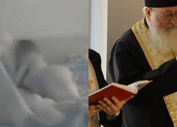 FOTO Încă un episod care compromite BOR. Un preot, chemat de baronul Arsene "Ciorăpel" pentru a sfinți atacurile la adresa președintelui Klaus Iohannis