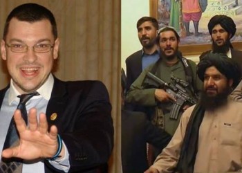Ovidiu Raețchi calcă din nou pe banană: NU vede crimele talibanilor și îi consideră pe teroriștii islamici oameni politici. Marele ”scriitor, publicist și om politic”, o invenție a securiștilor