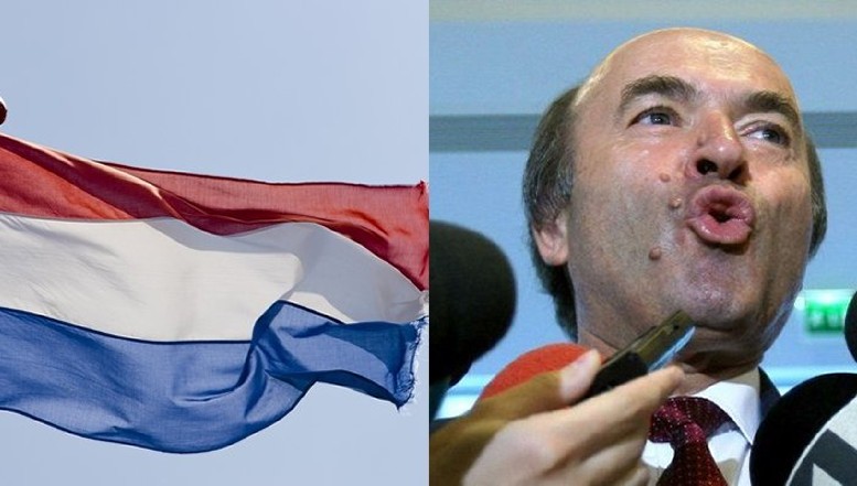 FOTO Ambasada Olandei își bate joc de Tudorel Toader: "Acest text se va autodistruge"