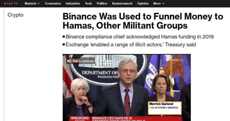 binance hamas