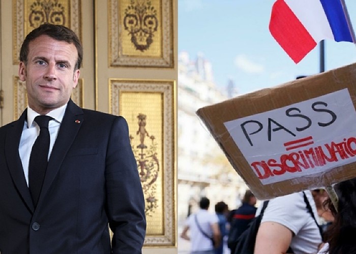Războiul lui Macron cu francezii nevaccinați atinge noi culmi: 3000 de angajați ai sistemului medical au fost SUSPENDAȚI